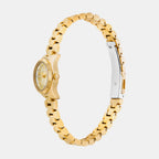 Lexington Women Quartz Gold Dial Analog Stainless Steel Watch MK4862