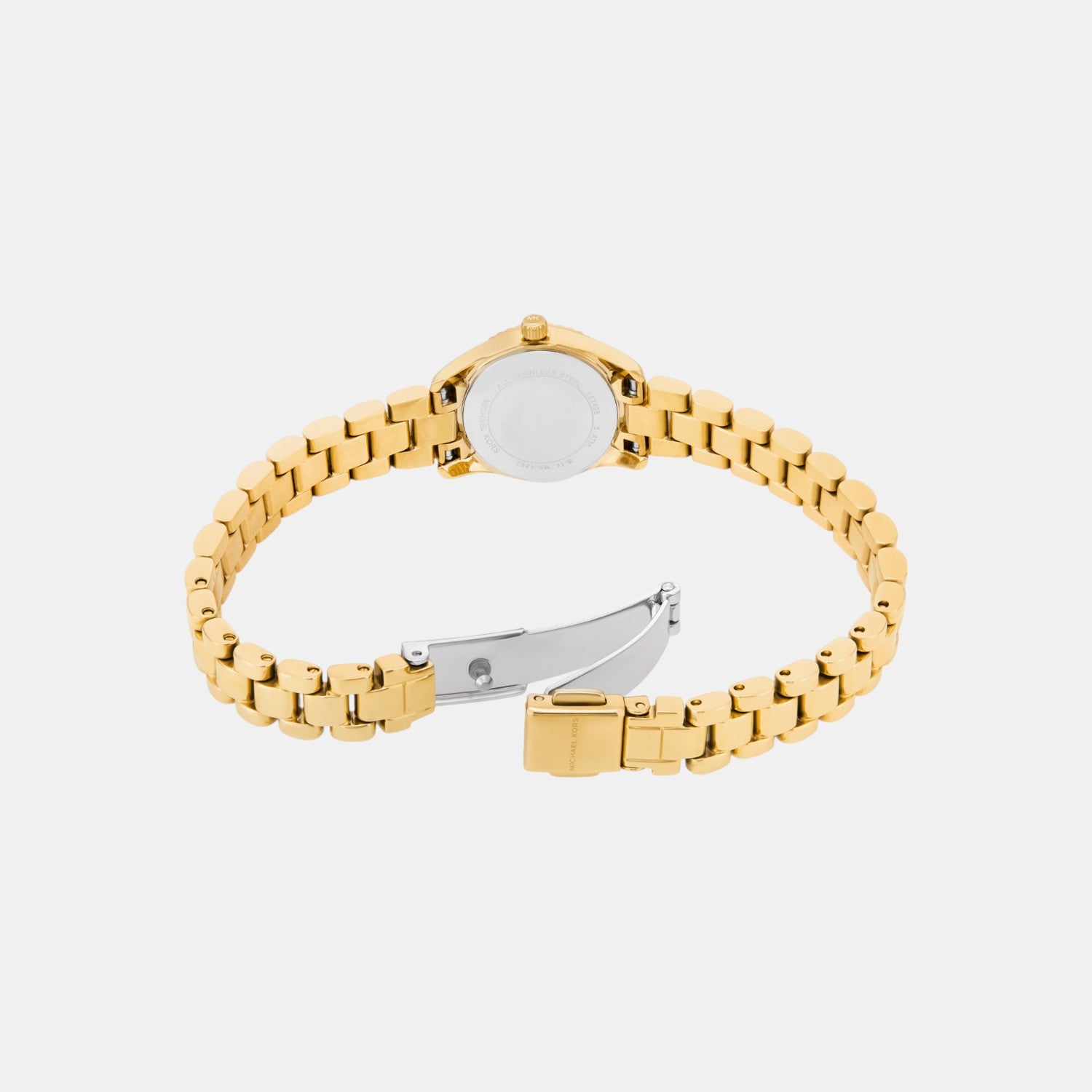 Lexington Women Quartz Gold Dial Analog Stainless Steel Watch MK4862