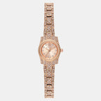 Lexington Women Quartz Rose Gold Dial Analog Stainless Steel Watch MK4863