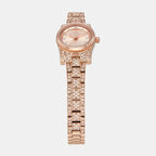 Lexington Women Quartz Rose Gold Dial Analog Stainless Steel Watch MK4863