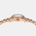 Lexington Women Quartz Rose Gold Dial Analog Stainless Steel Watch MK4863