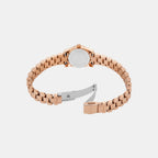 Lexington Women Quartz Rose Gold Dial Analog Stainless Steel Watch MK4863