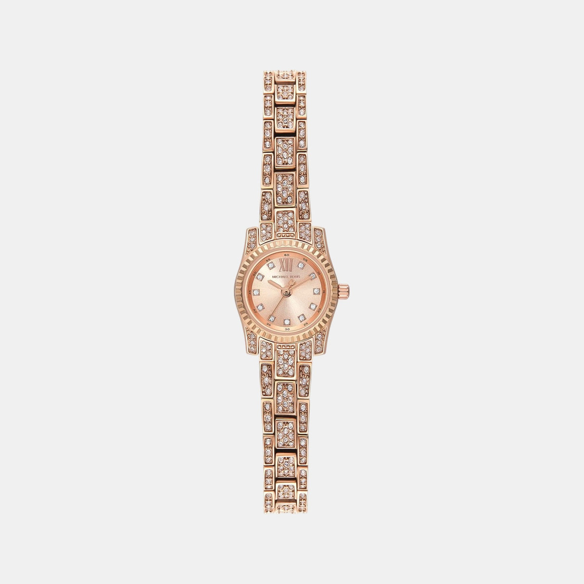 Lexington Women Quartz Rose Gold Dial Analog Stainless Steel Watch MK4863