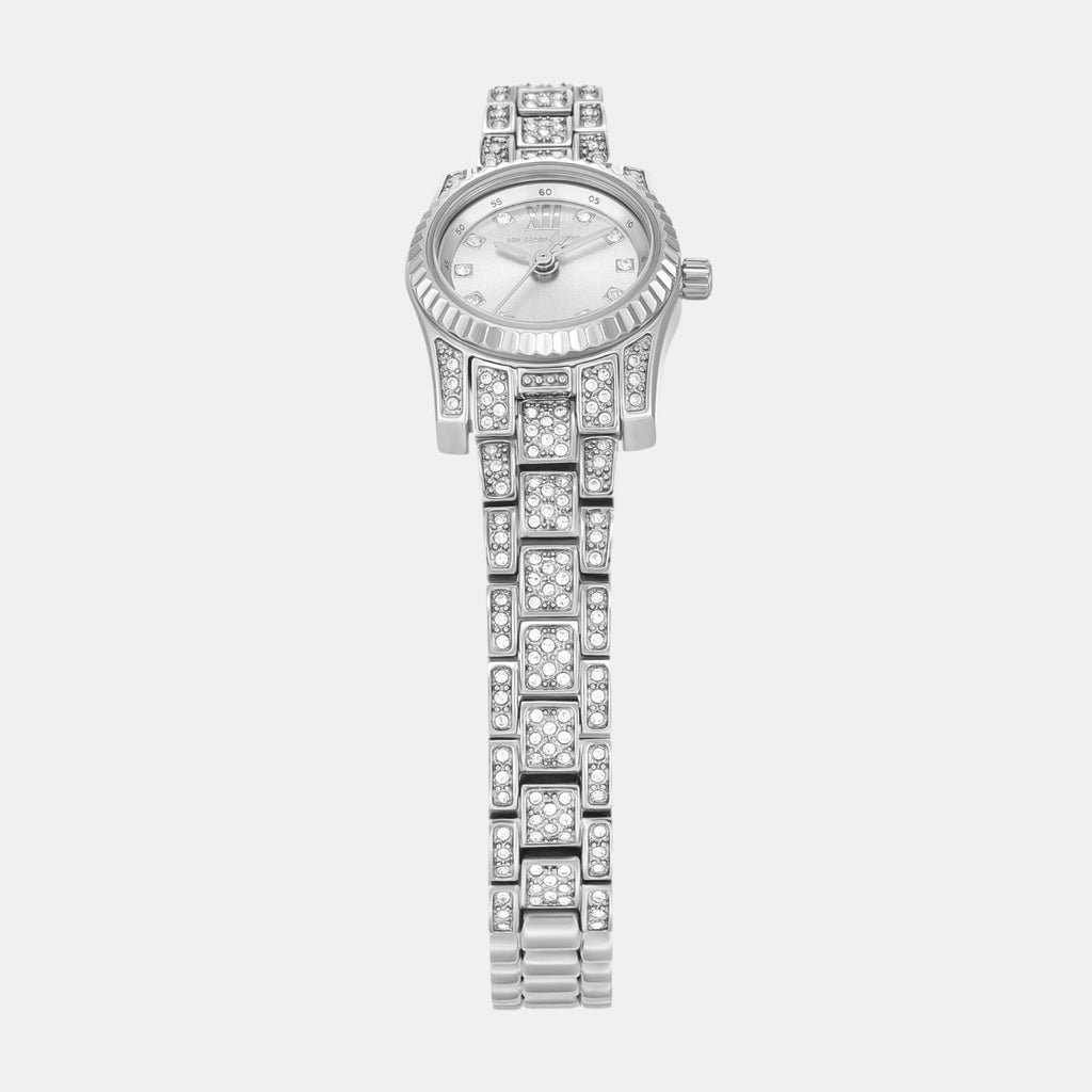 Lexington Women Quartz Silver Dial Analog Stainless Steel Watch MK4864