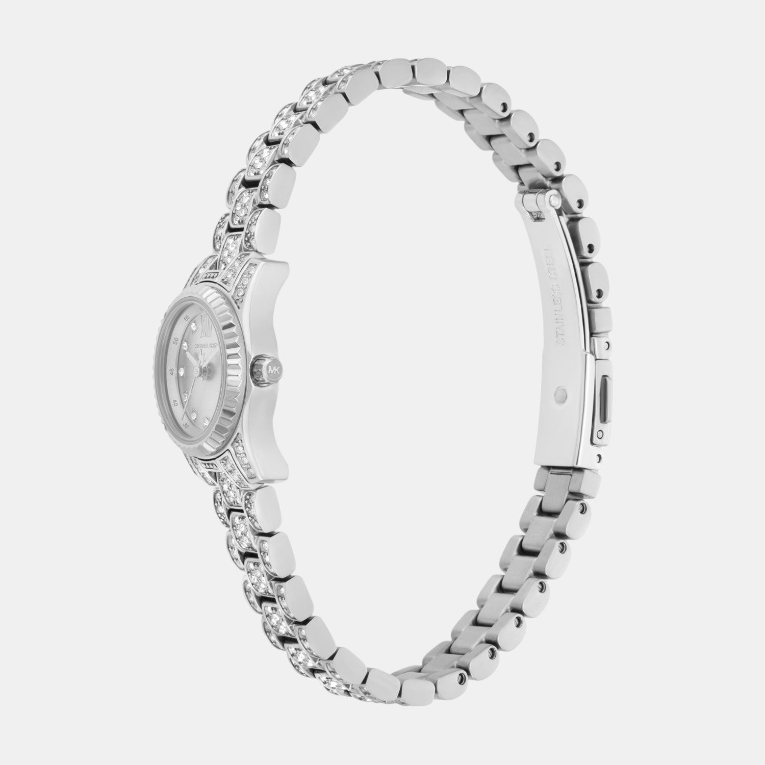 Lexington Women Quartz Silver Dial Analog Stainless Steel Watch MK4864