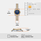 Lexington Women Quartz Mother Of Pearl Dial Analog Stainless Steel Watch MK4865