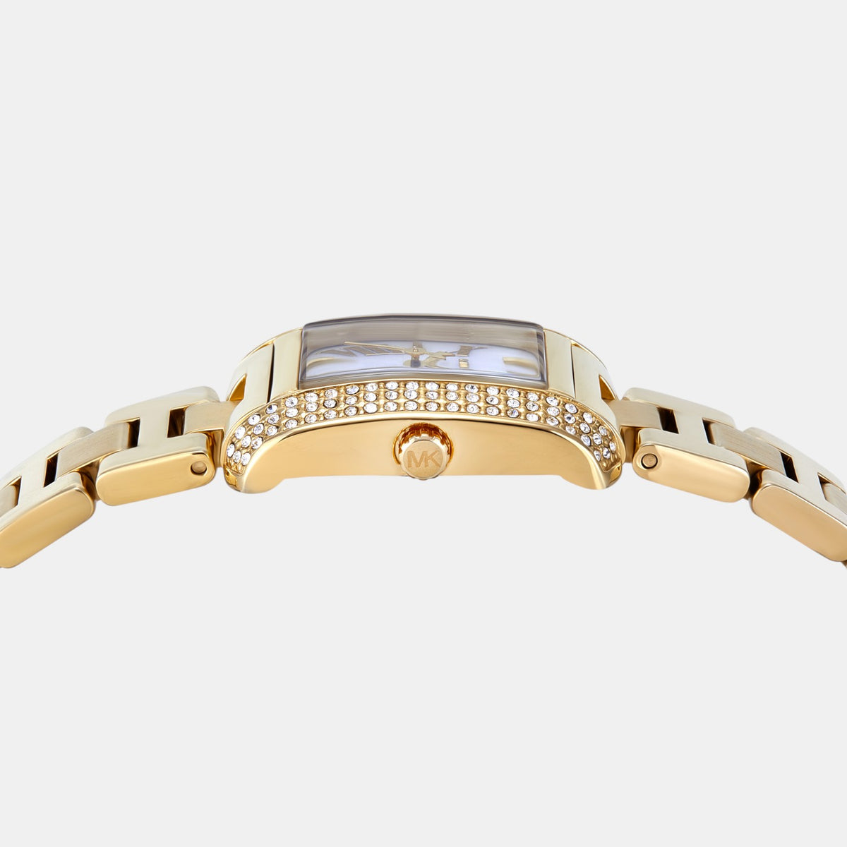 Emery Women Quartz Mother Of Pearl Dial Analog Stainless Steel Watch MK4867