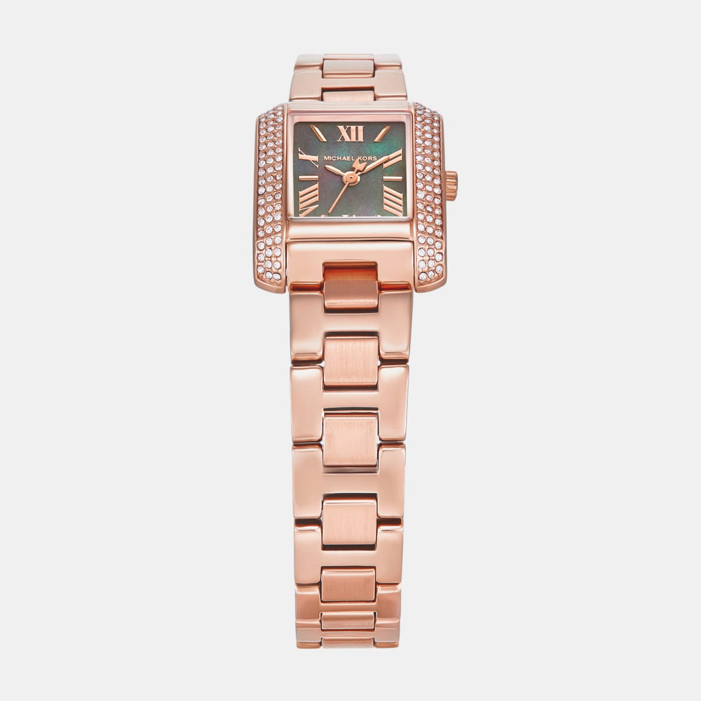 Emery Women Quartz Multi-Colour Dial Analog Stainless Steel Watch MK4868