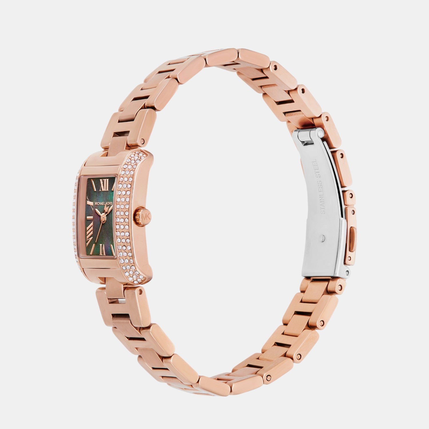 Emery Women Quartz Multi-Colour Dial Analog Stainless Steel Watch MK4868