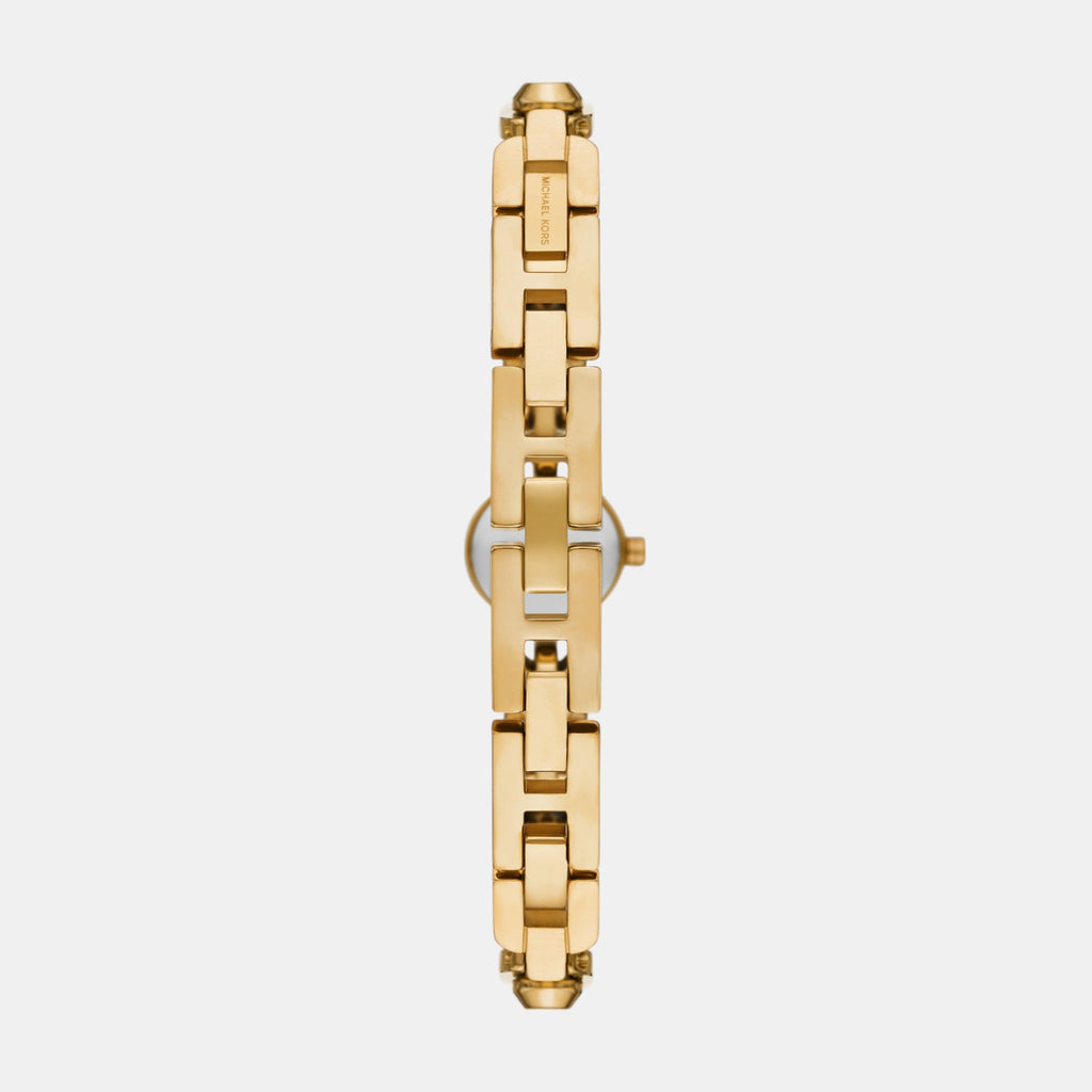 Astor Women Quartz Gold Dial Analog Stainless Steel Watch MK4871
