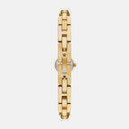 Astor Women Quartz Gold Dial Analog Stainless Steel Watch MK4871