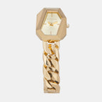 Suri Women Quartz Gold Dial Analog Stainless Steel Watch MK4878