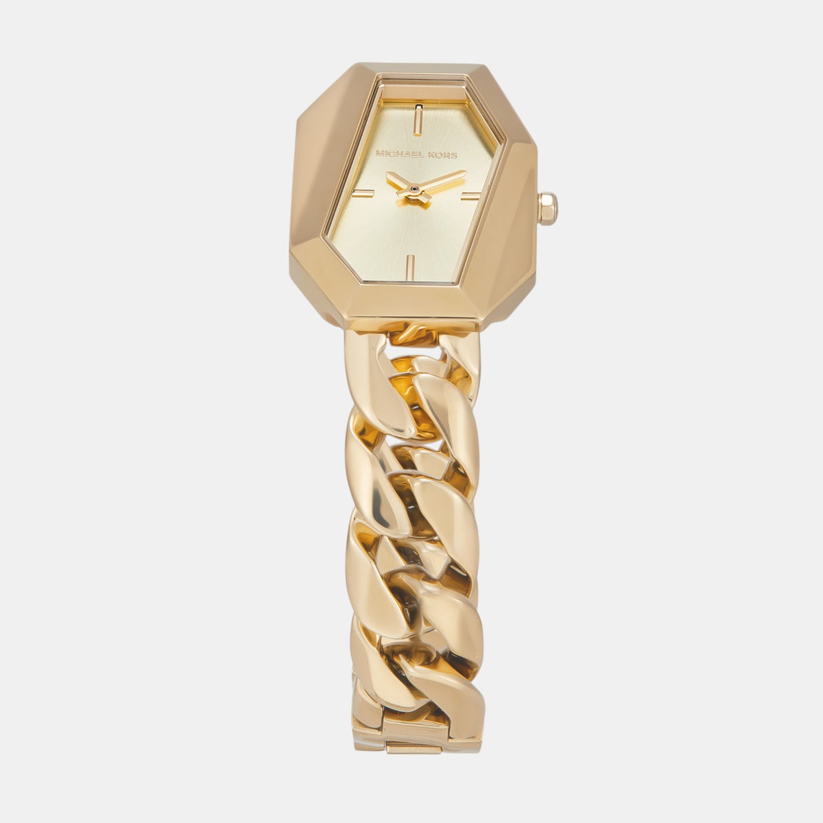 Suri Women Quartz Gold Dial Analog Stainless Steel Watch MK4878