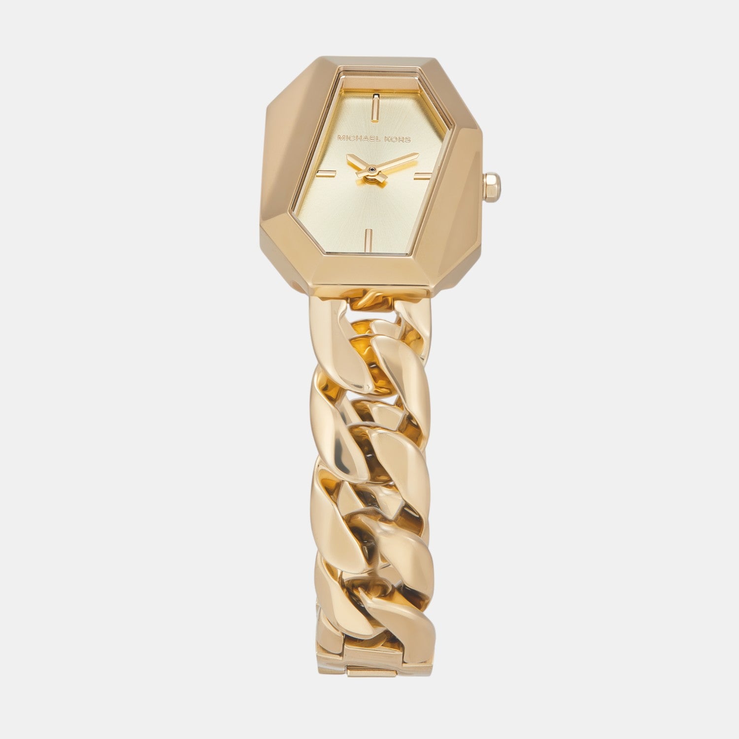 Suri Women Quartz Gold Dial Analog Stainless Steel Watch MK4878