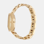 Suri Women Quartz Gold Dial Analog Stainless Steel Watch MK4878