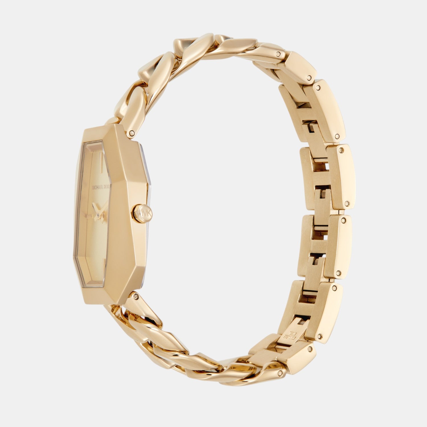 Suri Women Quartz Gold Dial Analog Stainless Steel Watch MK4878