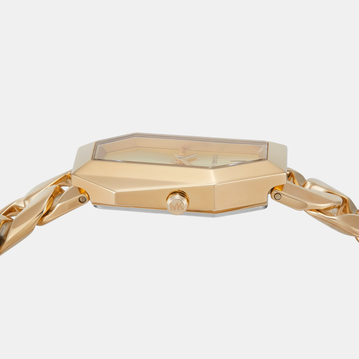 Suri Women Quartz Gold Dial Analog Stainless Steel Watch MK4878