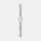 Suri Women Quartz Silver Dial Analog Stainless Steel Watch MK4879