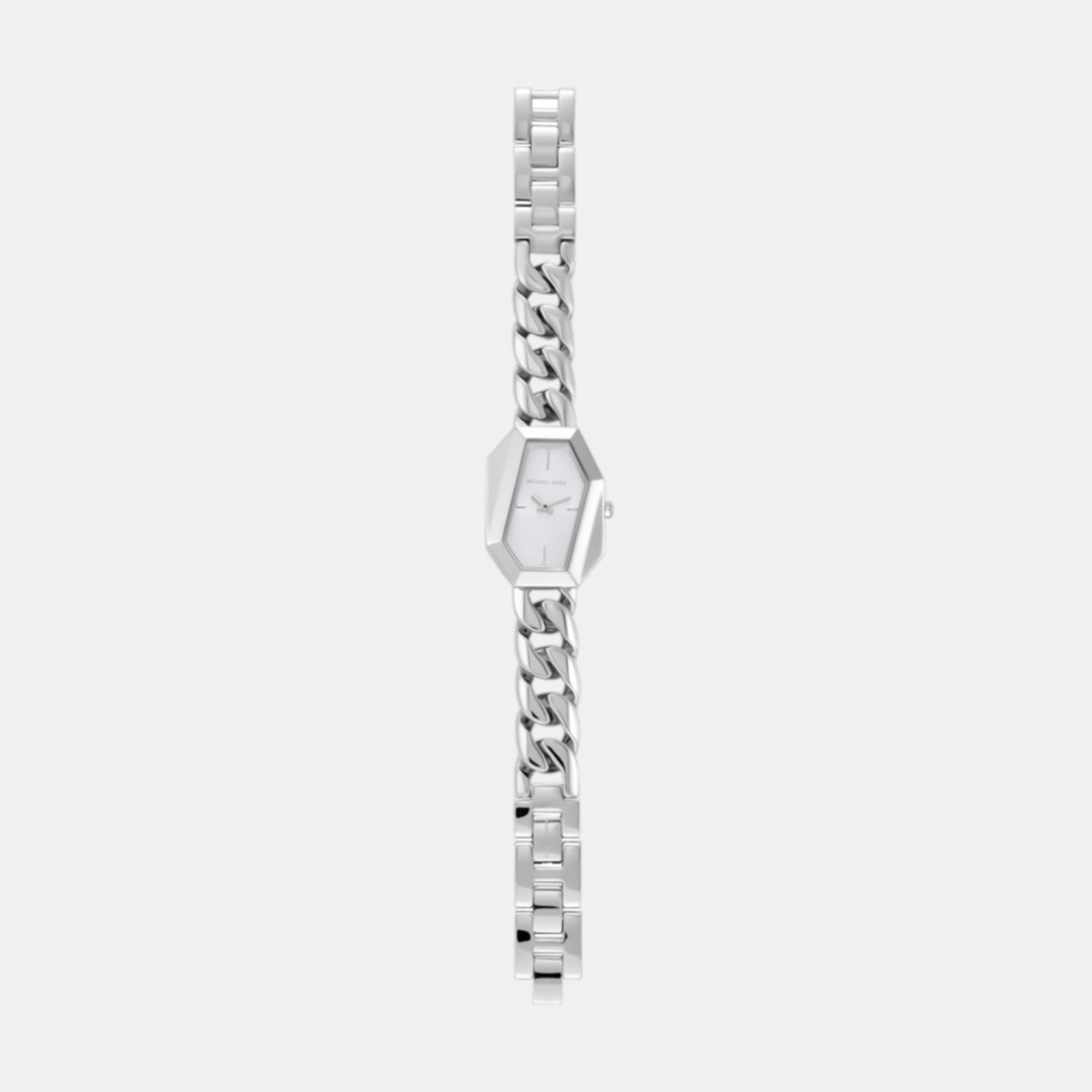 Suri Women Quartz Silver Dial Analog Stainless Steel Watch MK4879