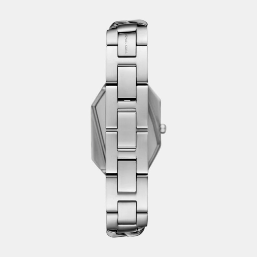 Suri Women Quartz Silver Dial Analog Stainless Steel Watch MK4879