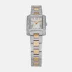 Emery Women Quartz Mother Of Pearl Dial Analog Stainless Steel Watch MK4882