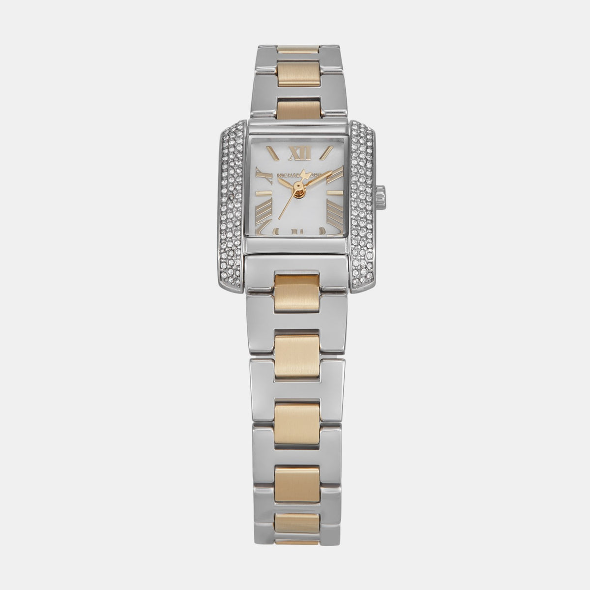 Emery Women Quartz Mother Of Pearl Dial Analog Stainless Steel Watch MK4882