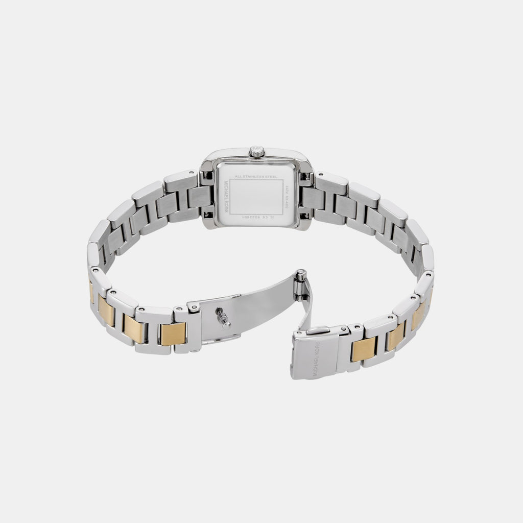 Emery Women Quartz Mother Of Pearl Dial Analog Stainless Steel Watch MK4882
