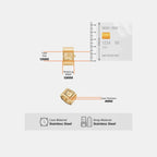 Darrington Women Quartz Gold Dial Analog Stainless Steel Watch MK4883