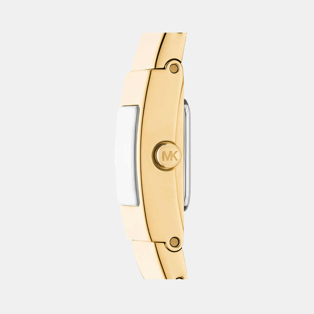 Darrington Women Quartz Gold Dial Analog Stainless Steel Watch MK4885