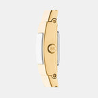 Darrington Women Quartz Gold Dial Analog Stainless Steel Watch MK4885