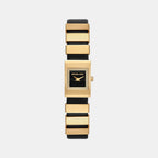 Darrington Women Quartz Black Dial Analog Leather Watch MK4887
