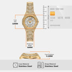 Raquel Women Quartz Silver Dial Analog Stainless Steel Watch MK4890