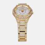 Raquel Women Quartz Silver Dial Analog Stainless Steel Watch MK4890