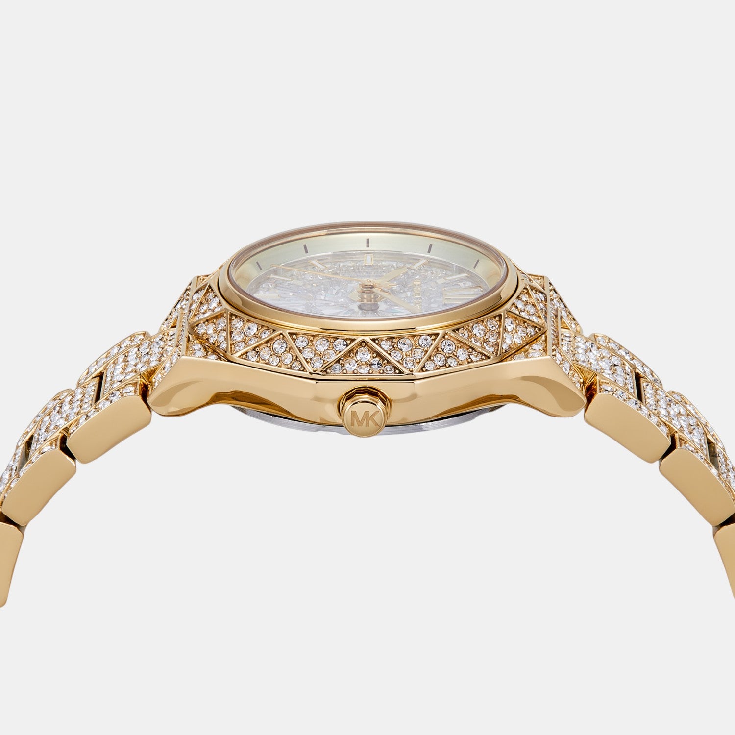 Raquel Women Quartz Silver Dial Analog Stainless Steel Watch MK4890