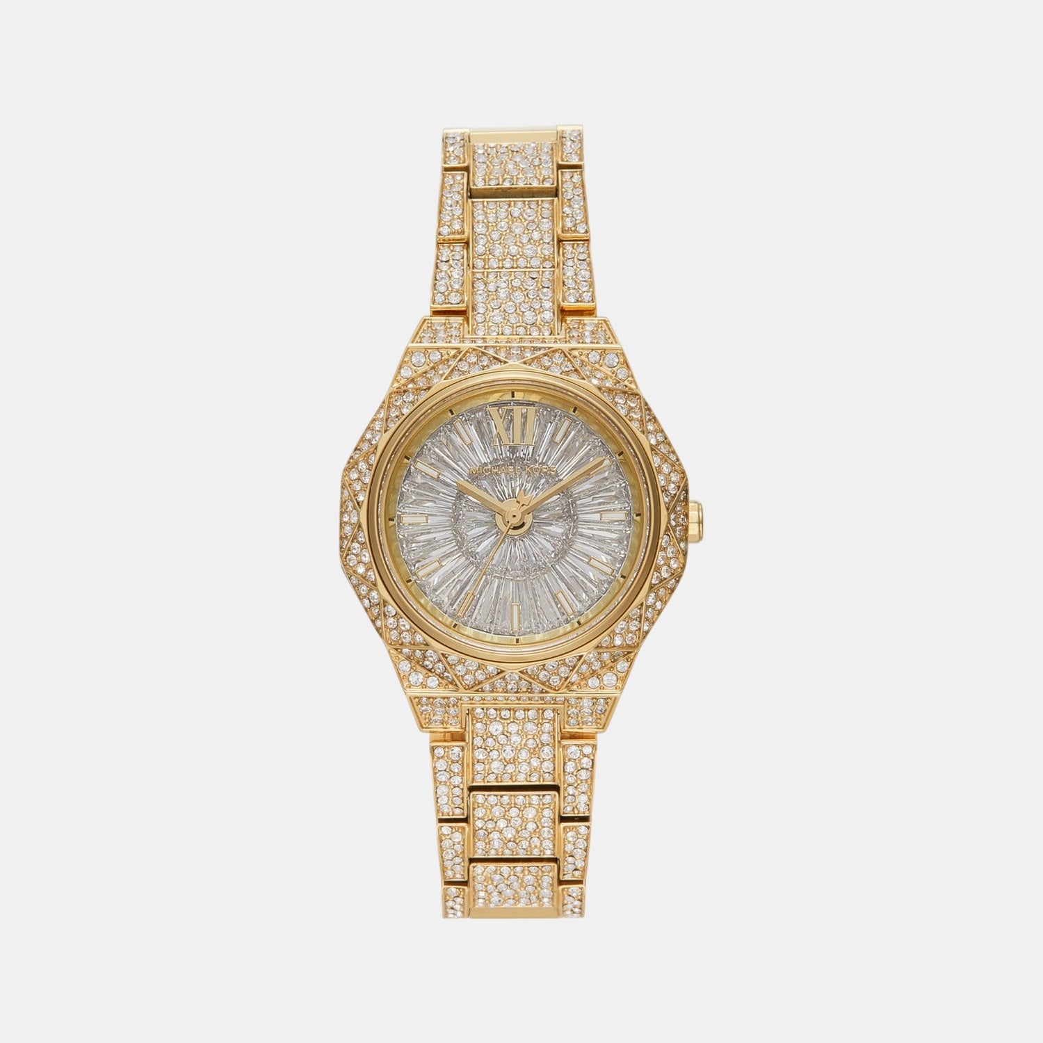 Raquel Women Quartz Silver Dial Analog Stainless Steel Watch MK4890