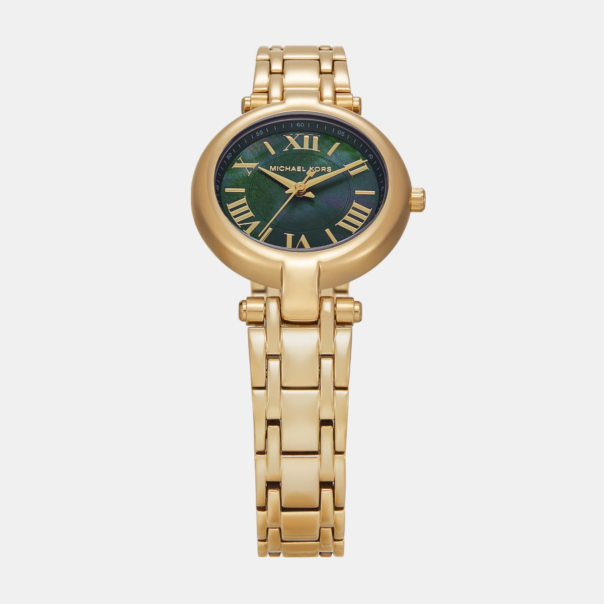 Laney Women Quartz Green Dial Analog Stainless Steel Watch MK4892
