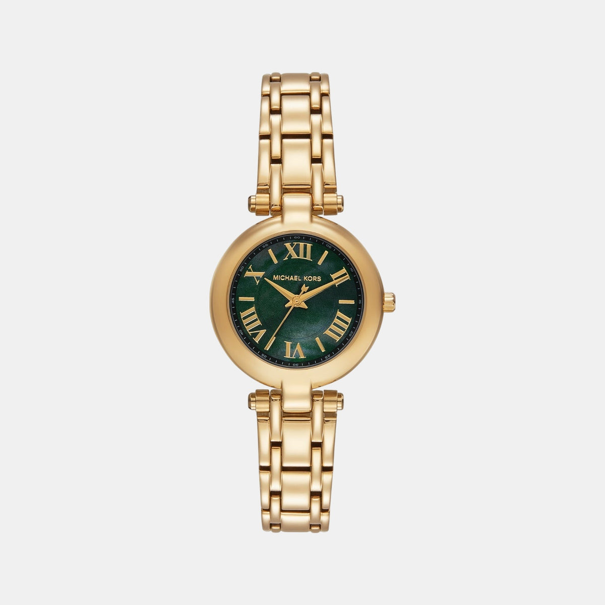 Laney Women Quartz Green Dial Analog Stainless Steel Watch MK4892