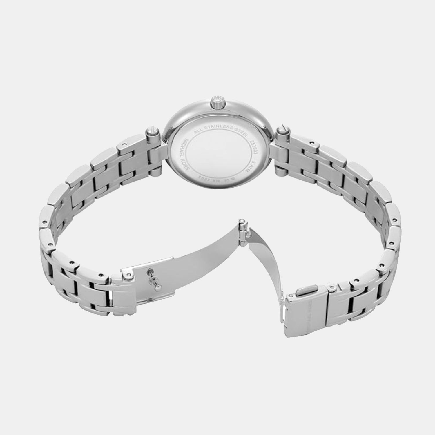 Women Quartz Grey Dial Analog Stainless Steel Watch MK4894