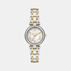 Laney Women Quartz White Dial Analog Stainless Steel Watch MK4895