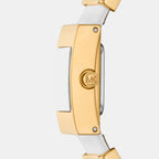 Darrington Women Quartz White Dial Analog Leather Watch MK4899