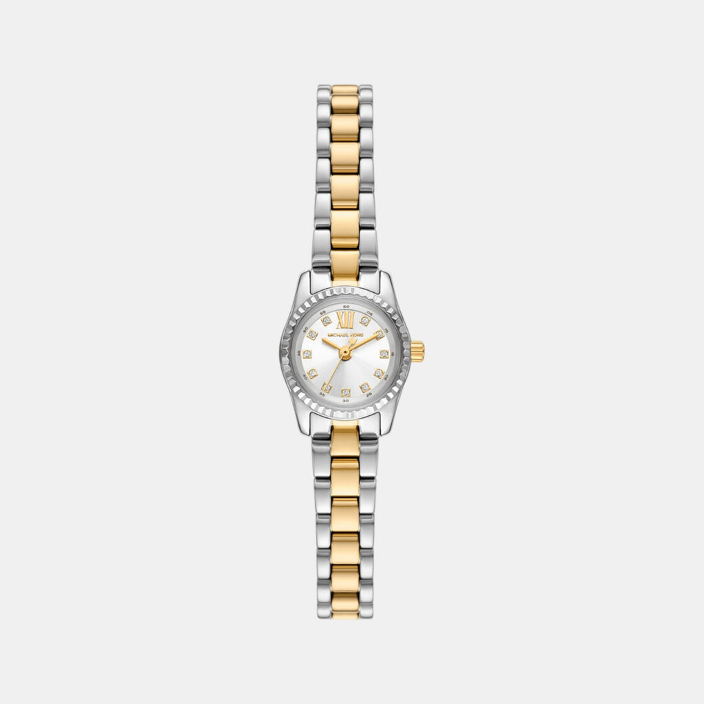 Lexington Women Quartz White Dial Analog Stainless Steel Watch MK4903