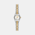 Lexington Women Quartz White Dial Analog Stainless Steel Watch MK4903