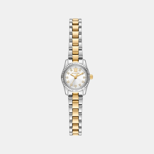 Lexington Women Quartz White Dial Analog Stainless Steel Watch MK4903