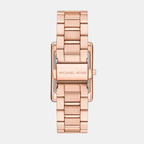 Essex Women Quartz Rose Gold Dial Analog Stainless Steel Watch MK4905