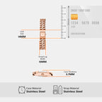 Darrington Women Quartz Rose Gold Dial Analog Stainless Steel Watch MK4908