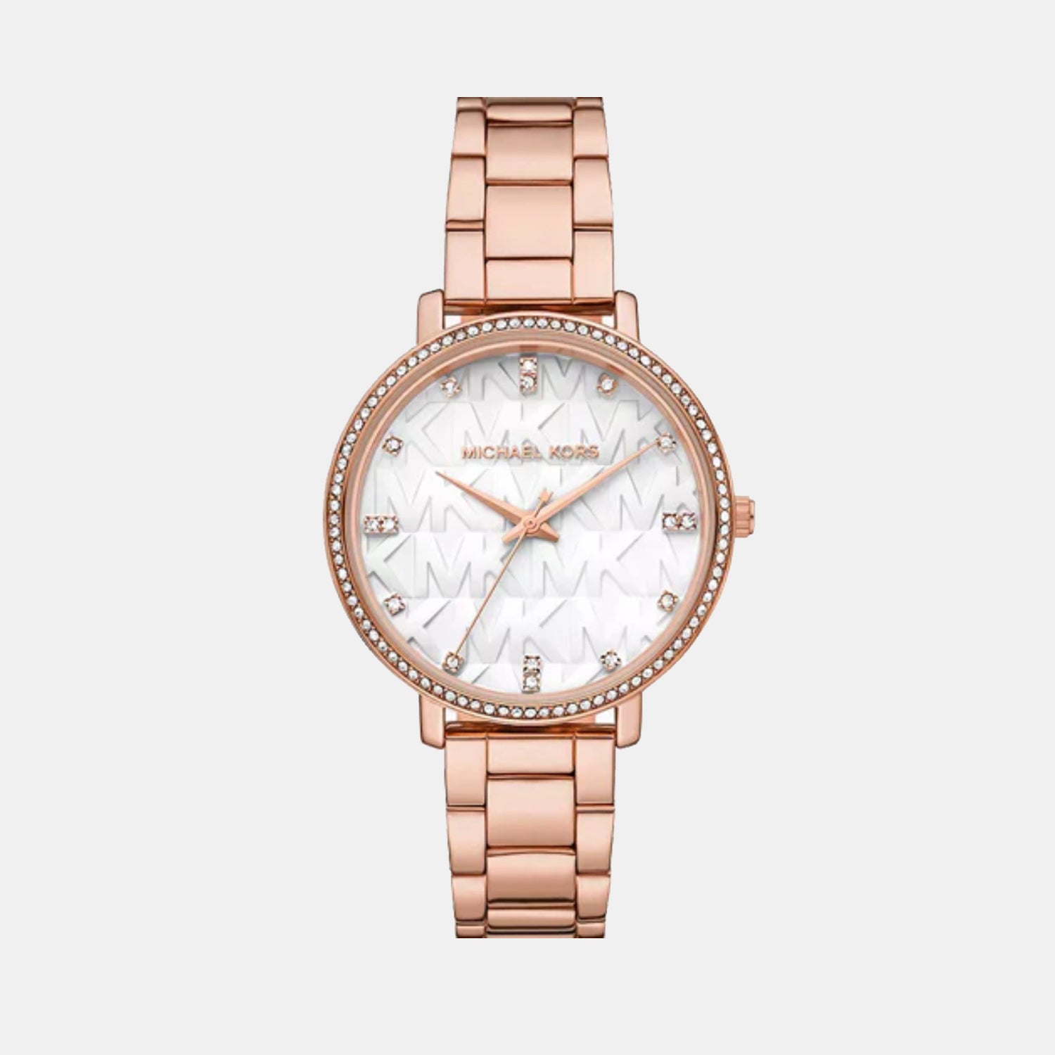 Pyper Women Quartz White Dial Analog Stainless Steel Watch MK4917