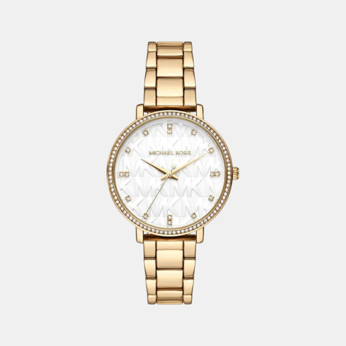 Pyper Women Quartz White Dial Analog Stainless Steel Watch MK4919