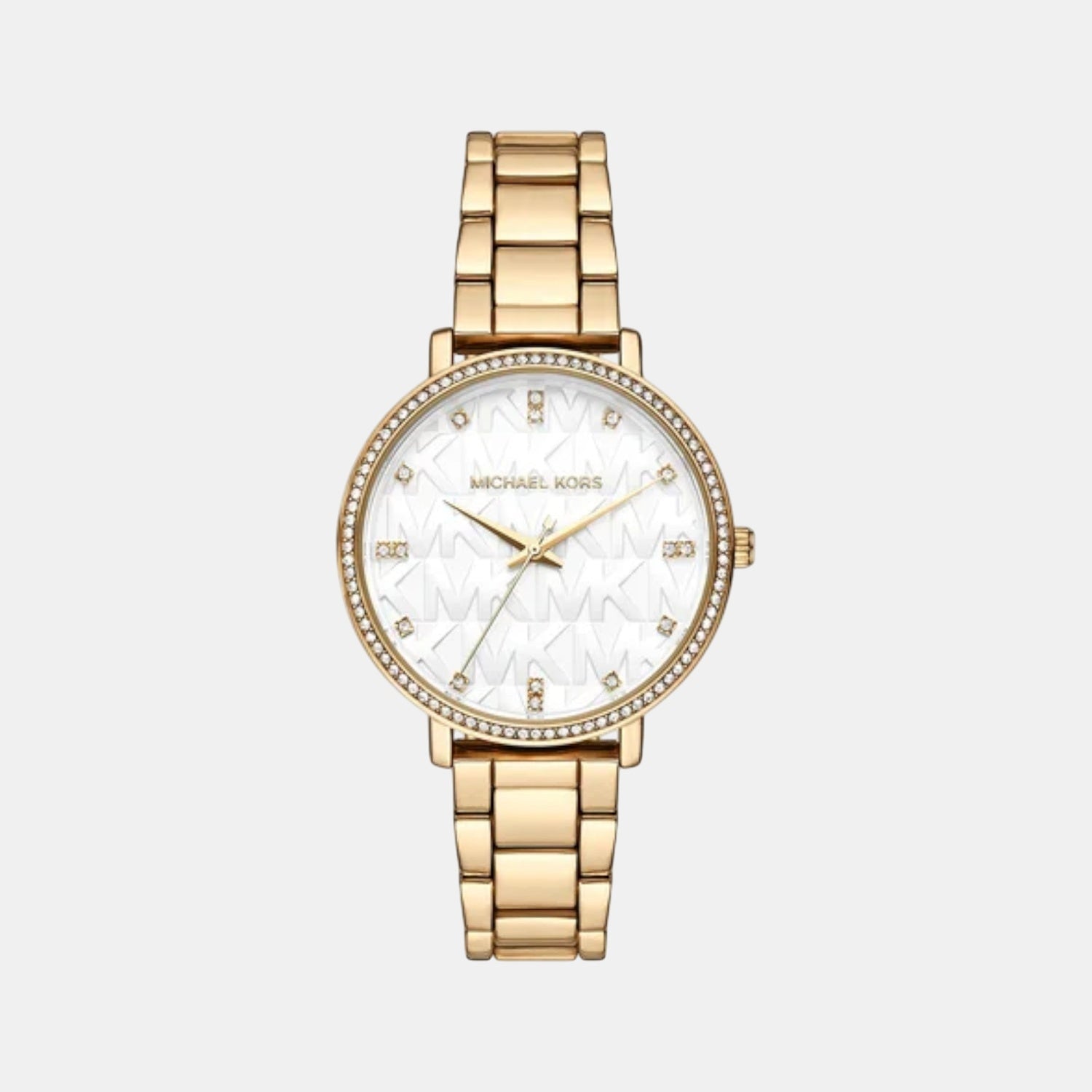 Pyper Women Quartz White Dial Analog Stainless Steel Watch MK4919