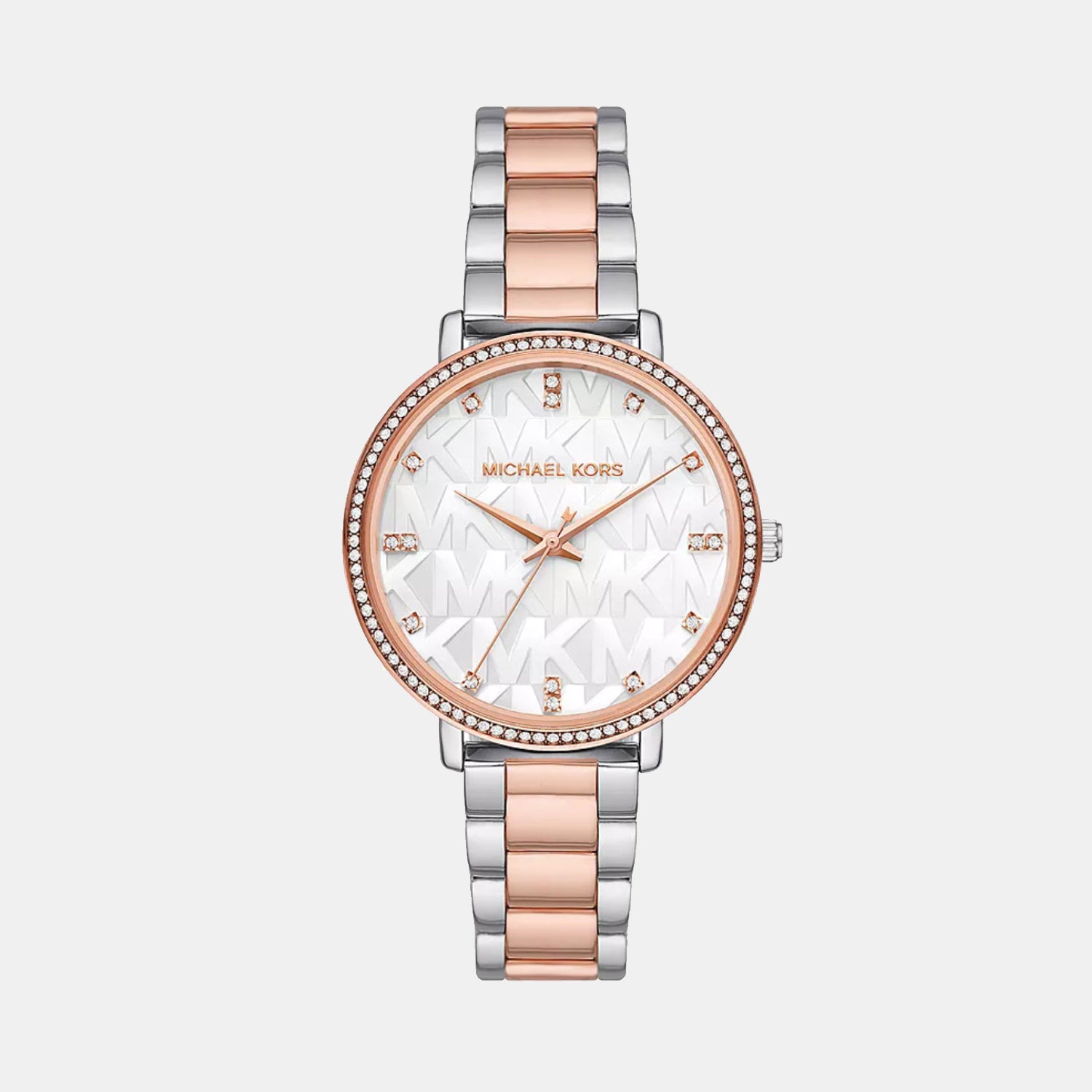 Pyper Women Quartz White Dial Analog Stainless Steel Watch MK4920