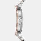 Pyper Women Quartz White Dial Analog Stainless Steel Watch MK4920